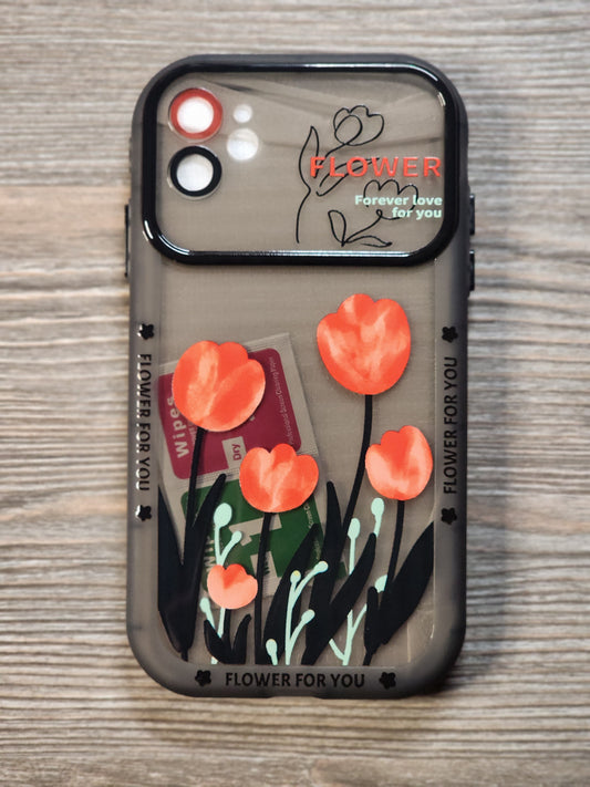 iPhone 11 Tulips Phone Case 6.1 w/ Screen Protector
