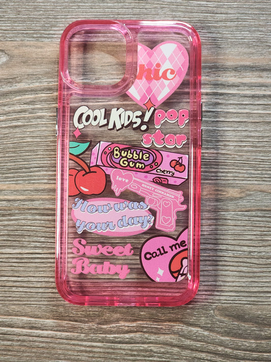 iPhone 13 Neon Pink Phone Case