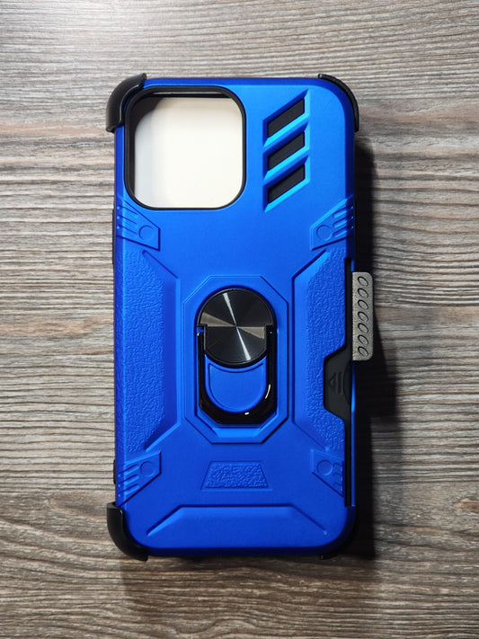iPhone 13 Pro Max Phone Case w/ Belt Clip (Blue)