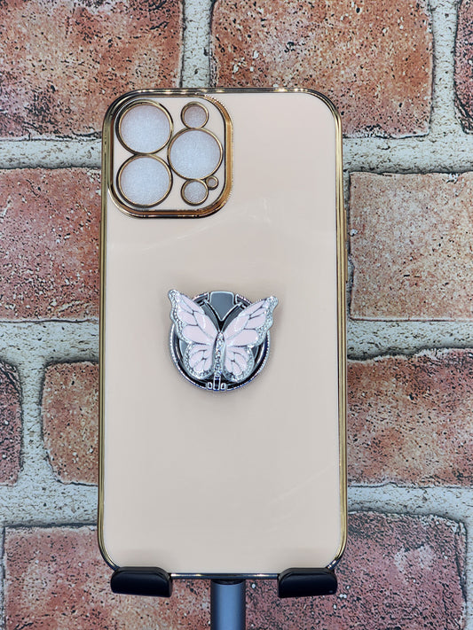 iPhone 13 Pro Max 6.7 Inch Pink Butterfly