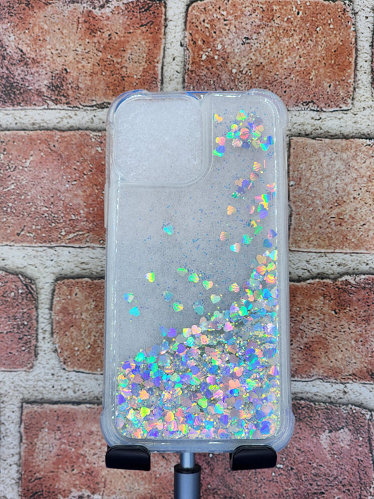 iPhone 13 Pro Max Clear Moving Glitter