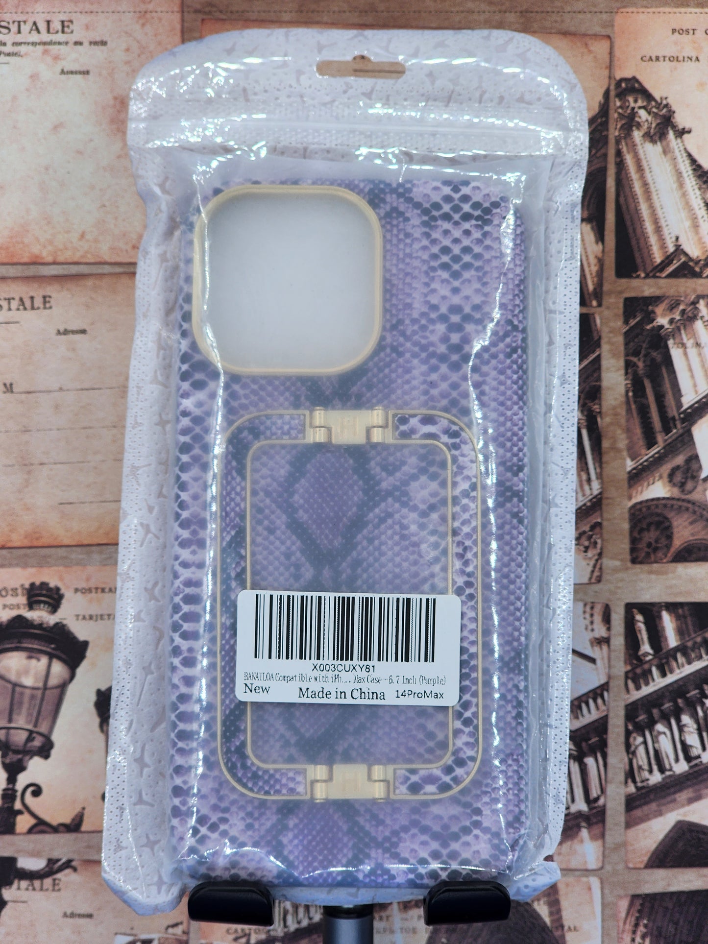 iPhone 14 Pro Max Snake Skin Print Phone Case