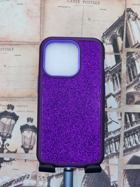 iPhone 14 Pro 6.1 Inch Dark Purple Glitter