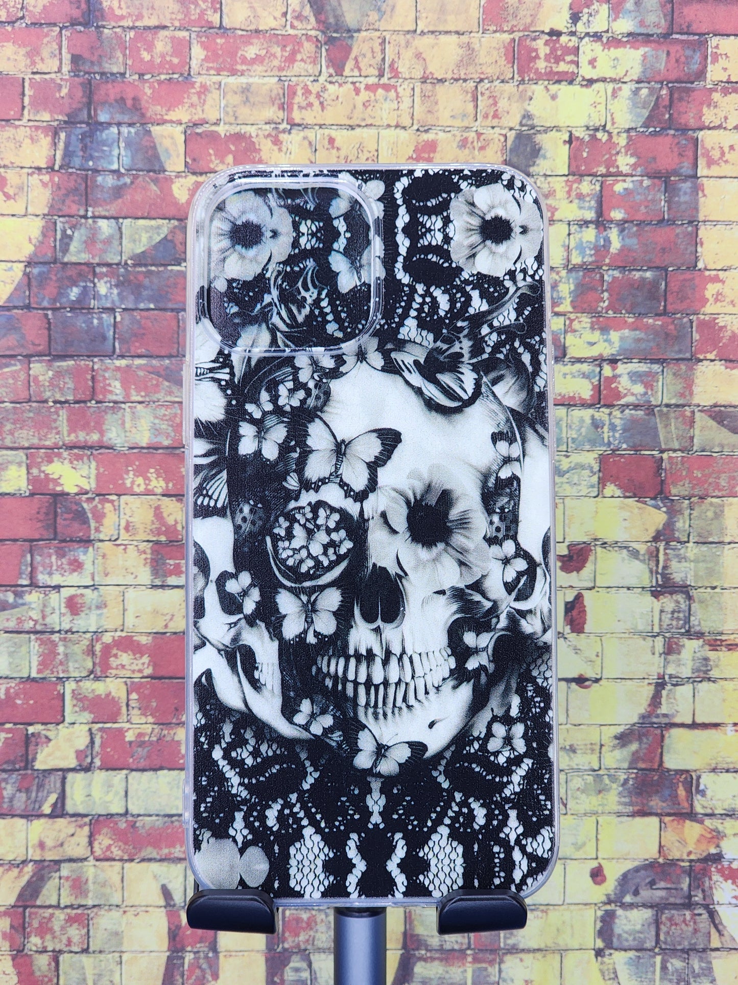 iPhone 13 Pro Max Butterfly Lace Skull