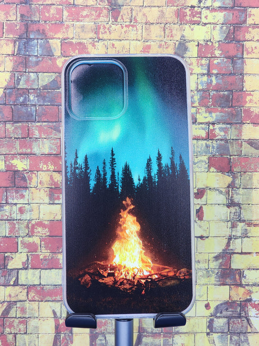 iPhone 12 Pro Max Campfire In The Woods
