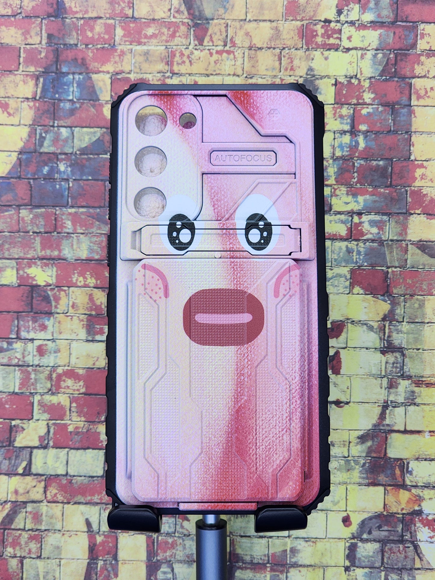 Samsung Galaxy S23 Plus Pink Face w/ Wallet Attachment