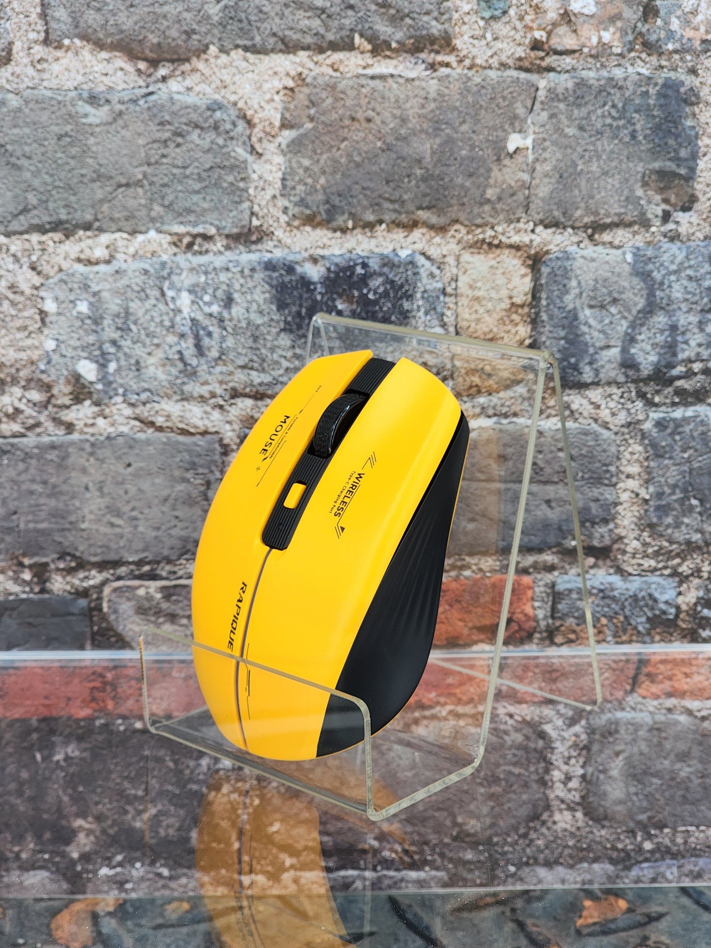 Rapique Bluetooth Wireless Mouse R110 Black/Yellow