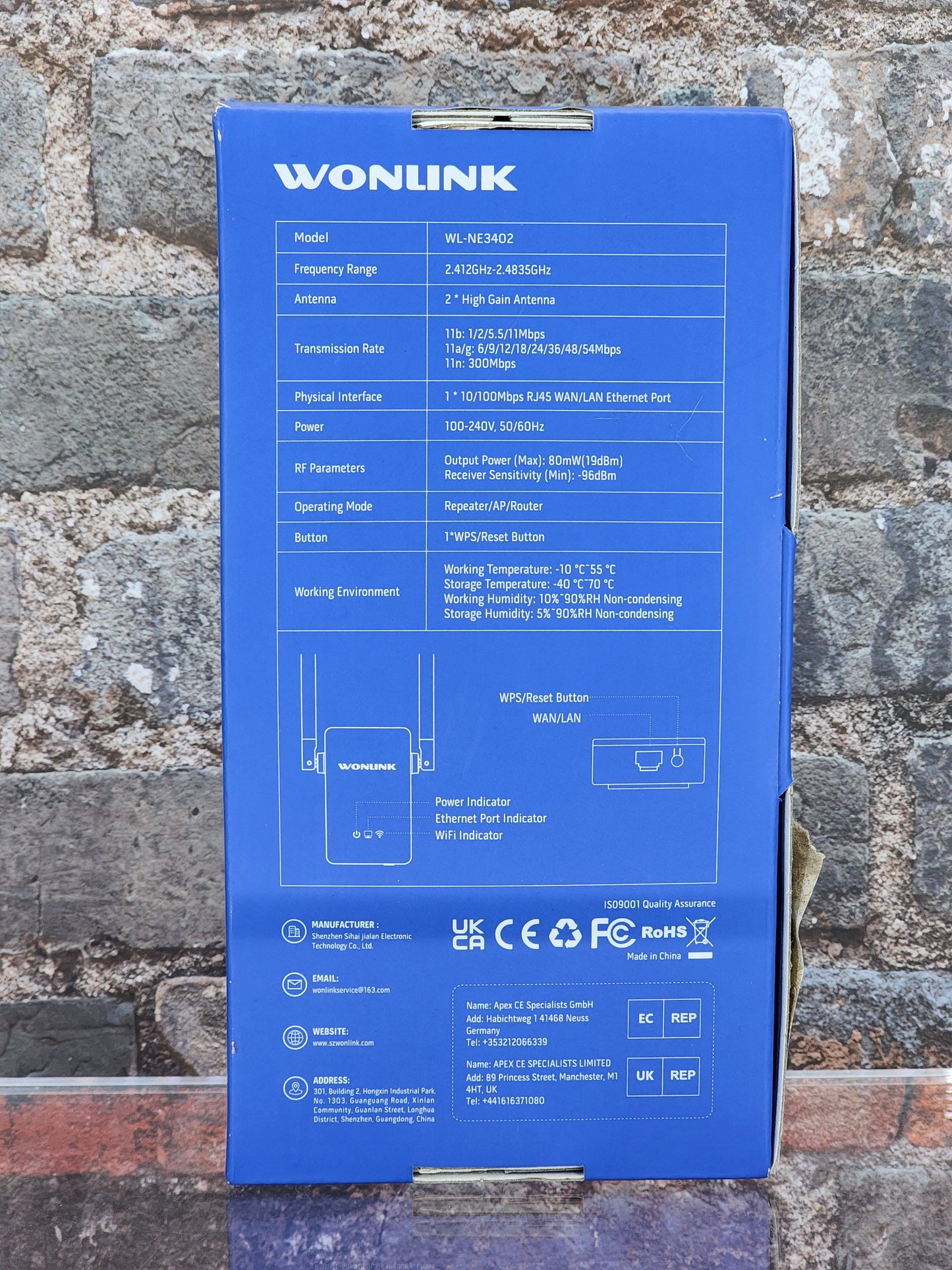 Wonlink 300 MBPS WiFI Repeater