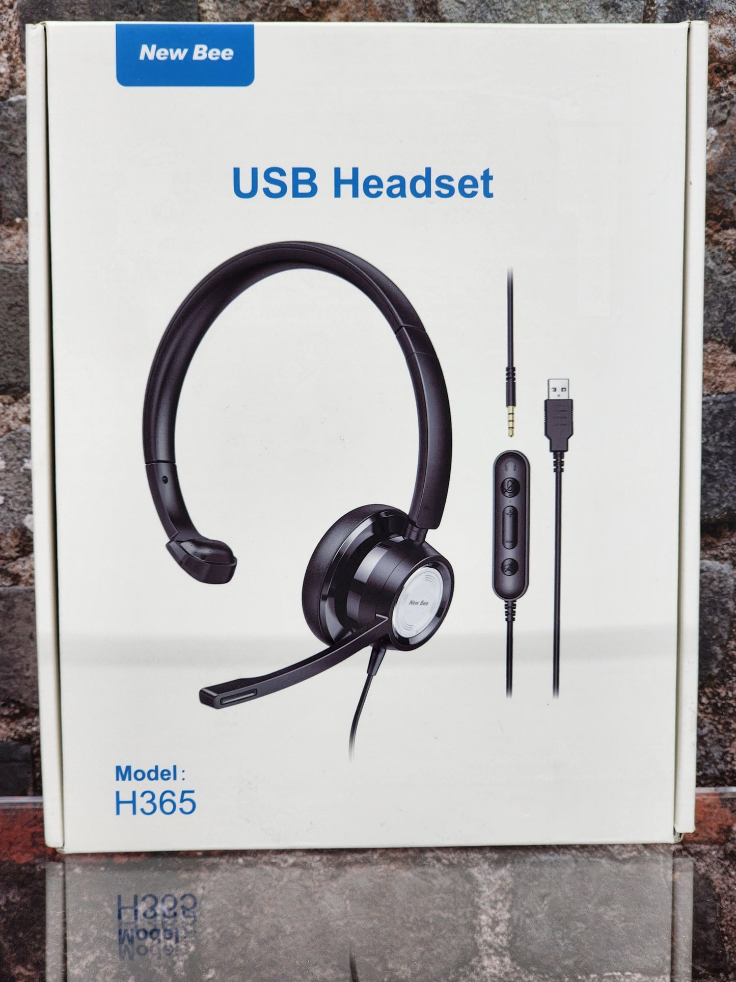 New Bee USB Headset w/ Microphone Model H365