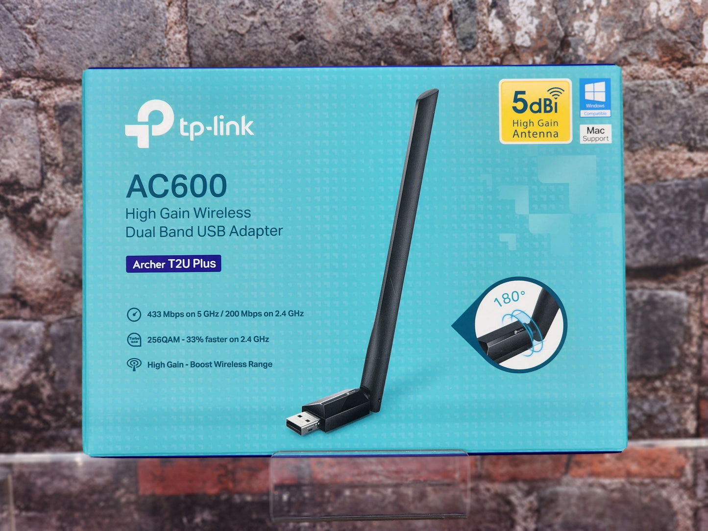 TP-Link Archer T2U Plus High Gain Wireless Dual Band USB Adapter