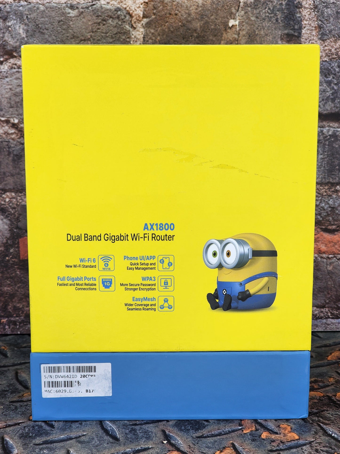 Davolink Minions Bob WiFi 6 Router for Home