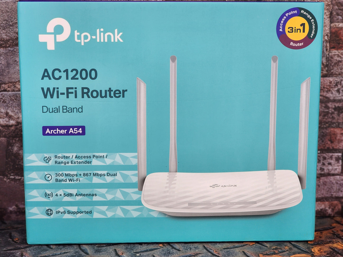 TP-Link Archer 54 AC1200 Ethernet Wireless Router - White