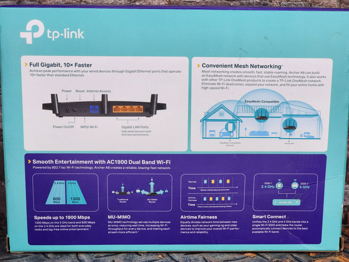 TP-Link Archer A8 AC1900 MU-MIMO Wi-Fi Router